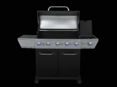 Grill gazowy Garmaz Premium Line 17,2kW 5+1 palników E70J61J25-SB pokrętła LED