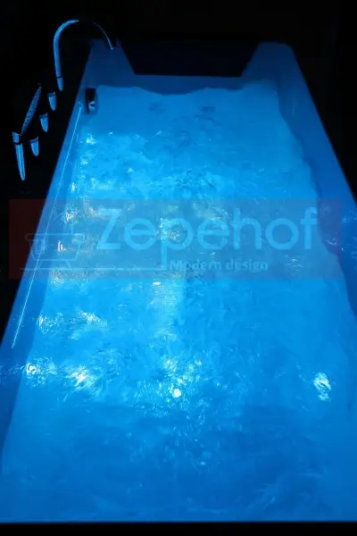 Wanna z hydromasażem EB-D710 prostokątna 170cmx80cmx60cm z podgrzewaczem+pilot