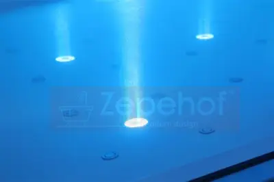Wirujące dysze Wanna z hydromasażem EB-7066 B prostokątna 180cmx120cmx59cm Wodospad LED x 2+Ambiente z podgrzewaczem+pilot