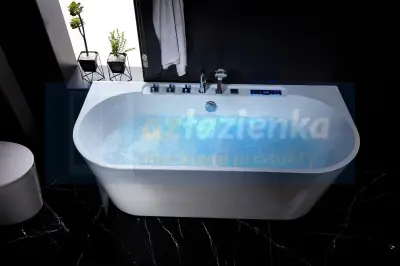 Wanna z hydromasażem LS-4470 170cmx80cmx58cm chromoterapia podgrzewacz