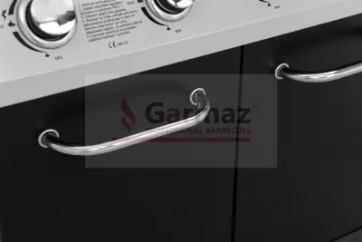 Grill gazowy Garmaz Premium Line 17,2kW 5+1 palników E70J61J25-SB pokrętła LED