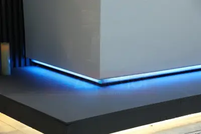 Wanna z hydromasażem EB-185 prostokątna 170cmx85cmx58cm DYSZE OBROTOWE, MASAŻ KARKU, WODOSPADY, PILOT