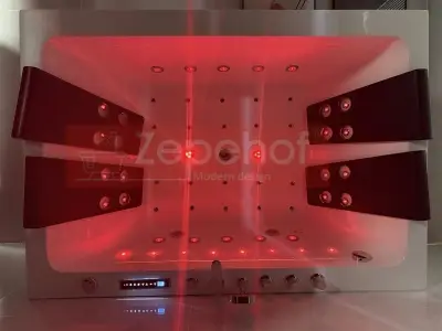 Wanna z hydromasażem C-505 2+2 prostokątna 170cmx120cmx59cm WODOSPAD chromoterapia
