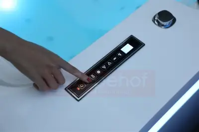 Wanna z hydromasażem K-700 dla 2-óch osób prostokątna 180cmx120cmx65cm DYSZE LEDOWE, PILOT