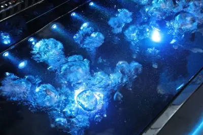 Czarna Wanna z hydromasażem EB-D710 prostokątna 170cmx80cmx60cm z podgrzewaczem+pilot