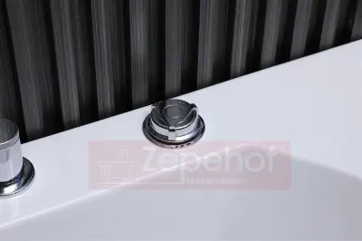 Wanna z hydromasażem EB-869 prostokątna 180cmx88cmx65cm DYSZE LEDOWE, PILOT