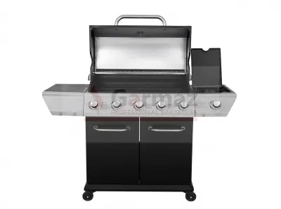 Grill gazowy Garmaz Premium Line 17,2kW 5+1 palników E70J61J25-SB pokrętła LED