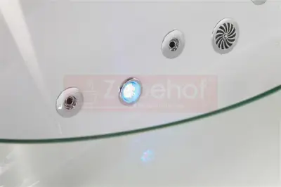 Wanna z hydromasażem C-3132 prostokątna 150cmx75cmx59cm lewa