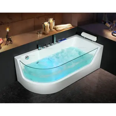 Wanna z hydromasażem CL-3132 prostokątna 150cmx75cmx59cm lewa