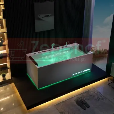 Wanna z hydromasażem EB-D710 prostokątna 170cmx80cmx60cm z podgrzewaczem+pilot