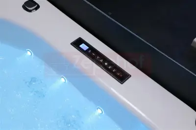 Wanna z hydromasażem EB-D025 narożna 140cmx140cmx60cm Ambiente z podgrzewaczem+pilot