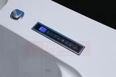 Wanna z hydromasażem K-700 dla 2-óch osób prostokątna 180cmx120cmx65cm DYSZE LEDOWE, PILOT