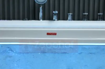 Wanna z hydromasażem BC-602 prostokątna 180cmx90cmx66cm DYSZE OBROTOWE, MASAŻ KARKU, WODOSPADY, PILOT