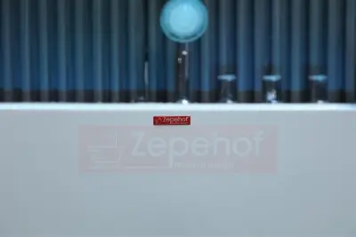 Wanna z hydromasażem EB-185 prostokątna 170cmx85cmx58cm DYSZE OBROTOWE, MASAŻ KARKU, WODOSPADY, PILOT