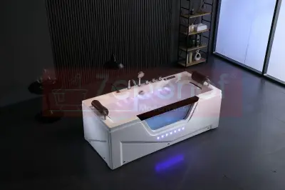 Wanna z hydromasażem BC-638B prostokątna 180cmx80cmx73cm z podgrzewaczem+pilot