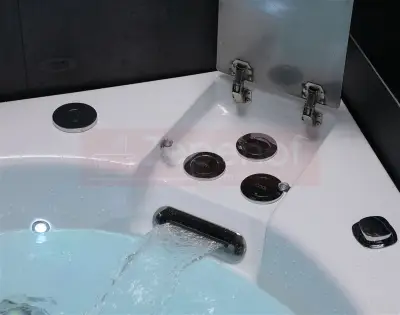 Wanna z hydromasażem EB-D025 narożna 150cmx150cmx60cm Ambiente z podgrzewaczem+pilot