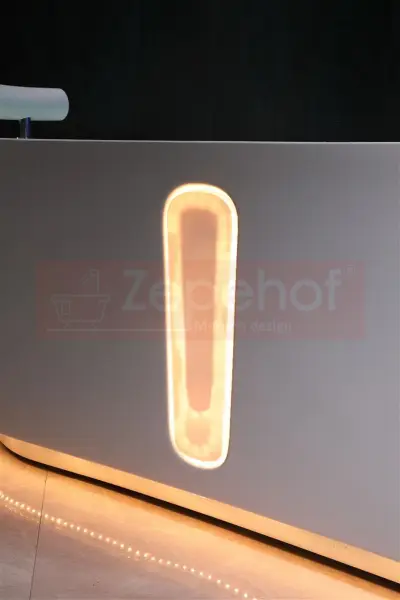 Wanna z hydromasażem EB-D025 narożna 140cmx140cmx60cm Ambiente z podgrzewaczem+pilot