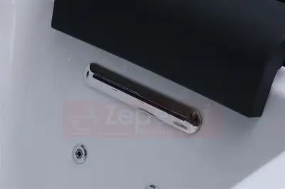 Wanna z hydromasażem EB-185 prostokątna 170cmx85cmx58cm DYSZE OBROTOWE, MASAŻ KARKU, WODOSPADY, PILOT