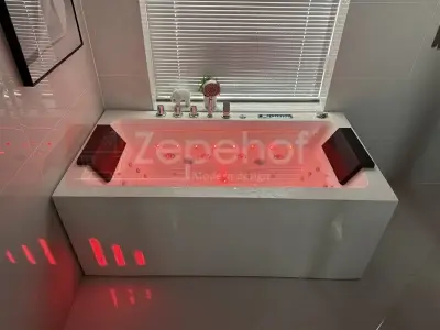 Wanna z hydromasażem LS-4420 150cmx75cmx58cm chromoterapia podgrzewacz