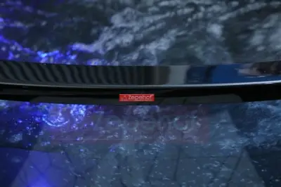 Wirujące dysze czarna Wanna z hydromasażem EG-015 narożna 150cmx150cmx65cm spadające SOPLE LEDowe HIT!