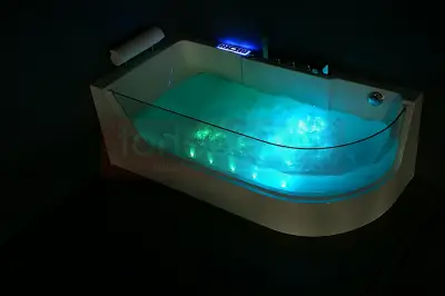 Wanna z hydromasażem CL-3133 prostokątna 170cmx80cmx59cm prawa