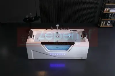 Wanna z hydromasażem BC-638B prostokątna 180cmx80cmx73cm z podgrzewaczem+pilot