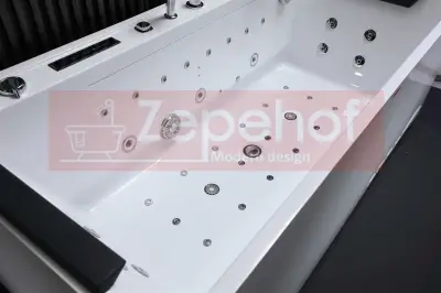 Wanna z hydromasażem EB-D710 prostokątna 170cmx80cmx60cm z podgrzewaczem+pilot