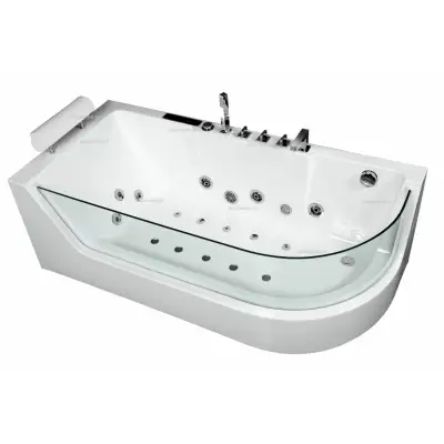 Wanna z hydromasażem CL-3133 prostokątna 170cmx80cmx59cm prawa