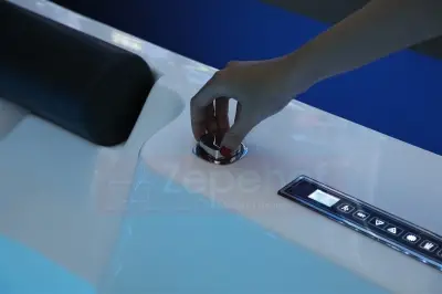 Wanna z hydromasażem K-700 dla 2-óch osób prostokątna 180cmx120cmx65cm DYSZE LEDOWE, PILOT