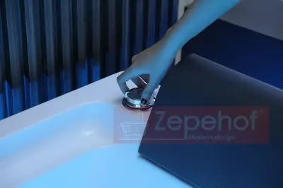 Wanna z hydromasażem EB-D873 LEWA prostokątna 185cmx120cmx65cm 2 DYSZE OBROTOWE, MASAŻ KARKU, WODOSPADY, PILOT
