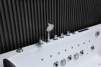BATERIA ZAWÓR GŁOWICA DO WANNY Z HYDROMASAŻEM BATERII NAWANNOWEJ OTWOROWEJ