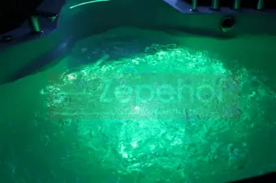 Wanna narożna z hydromasażem BS-608B 155cmx155cmx57cm DYSZE OBROTOWE+pilot