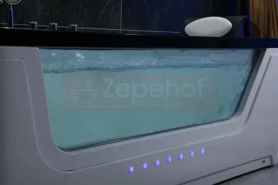 Wanna z hydromasażem EB-002 prostokątna LEWA 170cmx90cmx68cm z podgrzewaczem+pilot