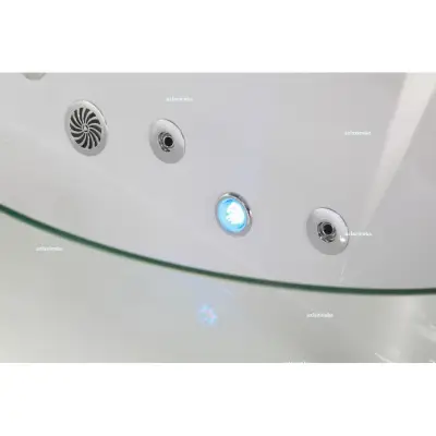 Wanna z hydromasażem C-3132 prostokątna 150cmx75cmx59cm prawa