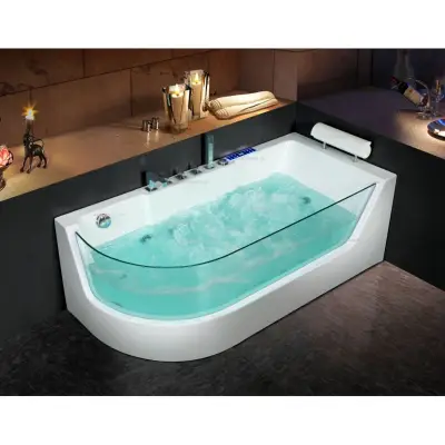 Wanna z hydromasażem CL-3133 prostokątna 170cmx80cmx59cm lewa