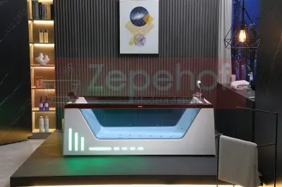 Wanna z hydromasażem BC-607 Weiß prostokątna 174cmx88cmx61cm +Ambiente z podgrzewaczem+pilot