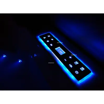 Wanna z hydromasażem C-3131 LED ZEWNĘTRZNY narożna 150cmx150cmx59cm chromoterapia
