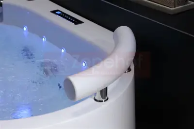 Wanna z hydromasażem EB-D025 narożna 150cmx150cmx60cm Ambiente z podgrzewaczem+pilot
