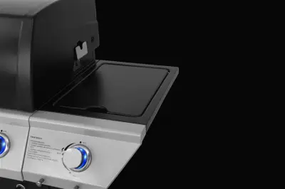 Grill gazowy Garmaz Premium Line 17,2kW 5+1 palników E70J61J25-SB pokrętła LED