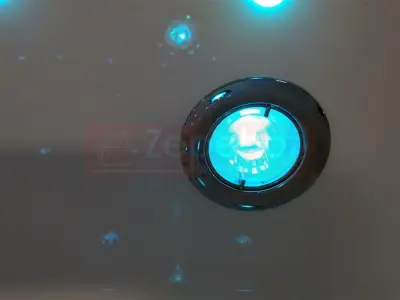 Wanna z hydromasażem C-477-160 prostokątna 160cmx85cmx58cm WODOSPAD+STRUMYK LED chromoterapia z podgrzewaczem