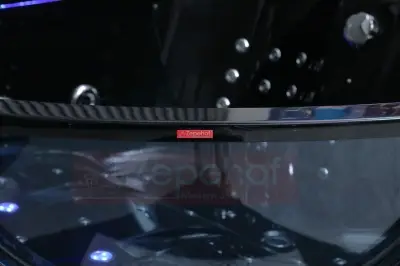 Wirujące dysze czarna Wanna z hydromasażem EG-015 narożna 150cmx150cmx65cm spadające SOPLE LEDowe HIT!