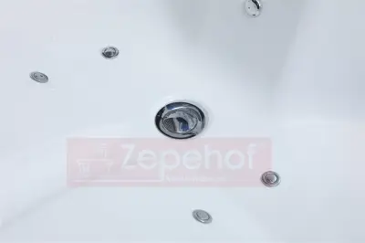 Wirujące dysze Wanna z hydromasażem EG-015 narożna 150cmx150cmx65cm spadające SOPLE LEDowe HIT!