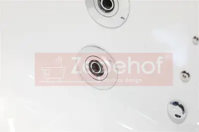 Wanna z hydromasażem EB-D034 prostokątna 187cmx90cmx75cm Wodospad LED x 2+Ambiente z podgrzewaczem+pilot