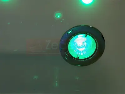 Wanna z hydromasażem C-477-160 prostokątna 160cmx85cmx58cm WODOSPAD+STRUMYK LED chromoterapia z podgrzewaczem