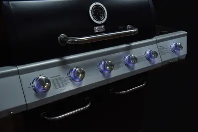 Grill gazowy Garmaz Premium Line 17,2kW 5+1 palników E70J61J25-SB pokrętła LED