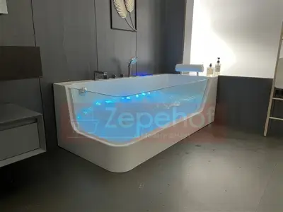 Wanna z hydromasażem C-503 LEWA prostokątna 170cmx80cmx59cm