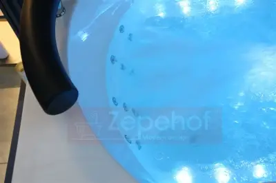 Wanna z hydromasażem EB-869 prostokątna 180cmx88cmx65cm DYSZE LEDOWE, PILOT