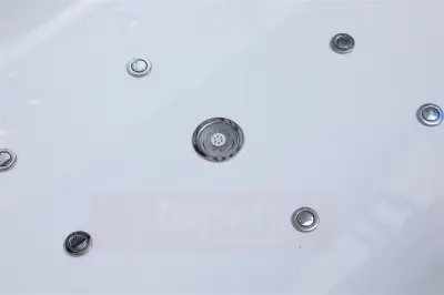 Wanna z hydromasażem EB-185 weiß prostokątna 170cmx85cmx58cm DYSZE OBROTOWE, MASAŻE KARKU, WODOSPADY, PILOT