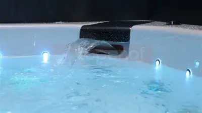 Wanna z hydromasażem EB-D025 narożna 140cmx140cmx60cm Ambiente z podgrzewaczem+pilot
