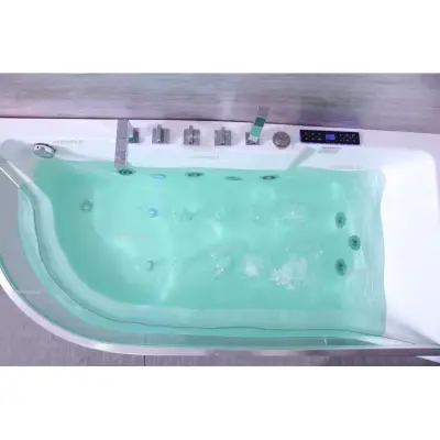 Wanna z hydromasażem CLF-3132 prostokątna 150cmx75cmx59cm lewa